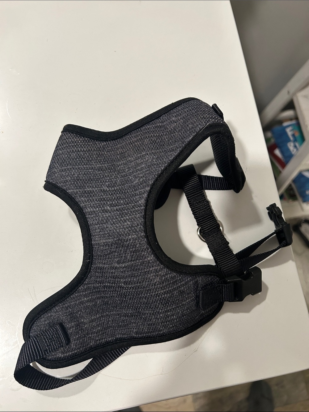 Comfort Fit Small Pet Harness - Gray - never used